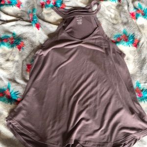 Lilac racerback American eagle tank medium